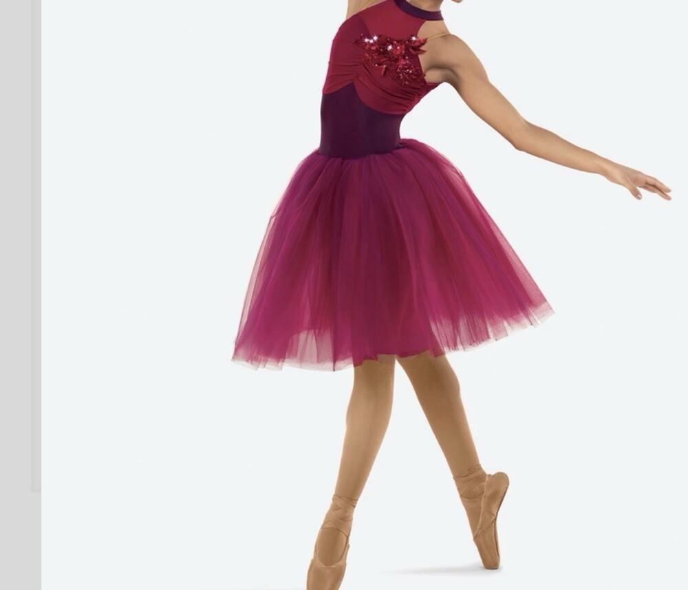Revolution The Voice Within Merlot RC25704 LC Girls Large Lyrical Dance Dress